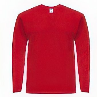 Longsleeve Comfort T-shirt for printing Colour: red Size: 3XL