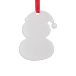 Acrylic pendant - snowman