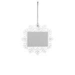 Decorative bauble / pendant for sublimation - snowflake