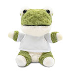 Teddy frog with a white T-shirt for sublimation
