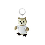 Key ring plushy owl with t-shirt for sublimation