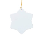 Plastic pendant - snowflake