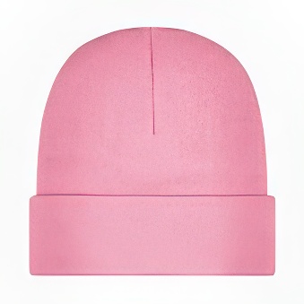 Winter cap, pink, 126 g/m2