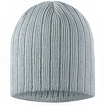 Winter cap, light grey, 740 g/m2