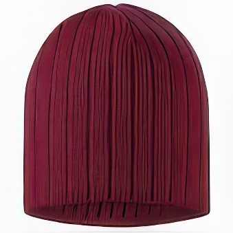 Winter cap, deep red, 740 g/m2