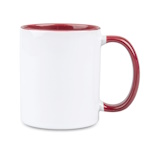 Inside and handle color sublimation mug