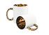 Colourful Metallic Interior and Handles Mugs