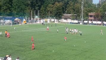 Football excitement in Tomaszow Mazowiecki