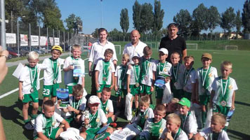 Football excitement in Tomaszow Mazowiecki