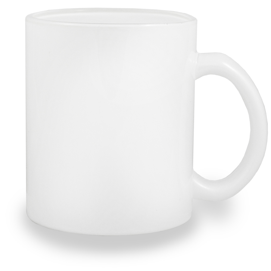 Glass sublimation mug - white