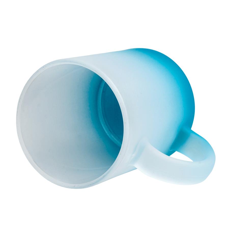 Frosted glass sublimation mug