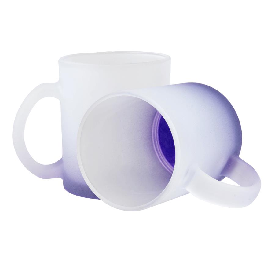 Frosted glass sublimation mug