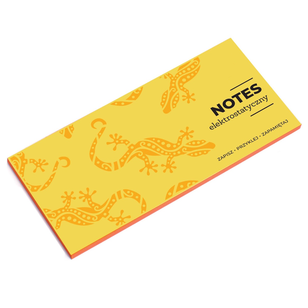 Electrostatic dry-wippe erase notes - orange