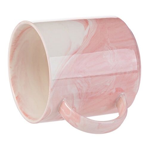 Stackable marble mug for sublimation