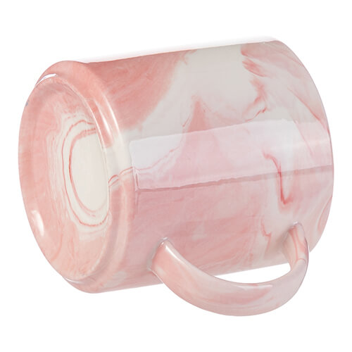Stackable marble mug for sublimation