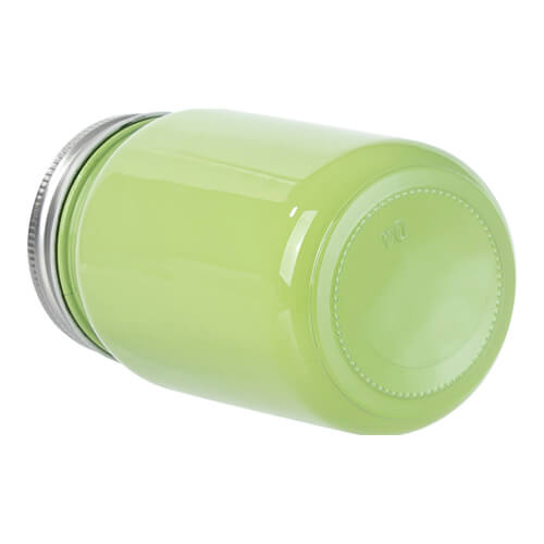 Glass, colourful sublimation Mason Jar mug 