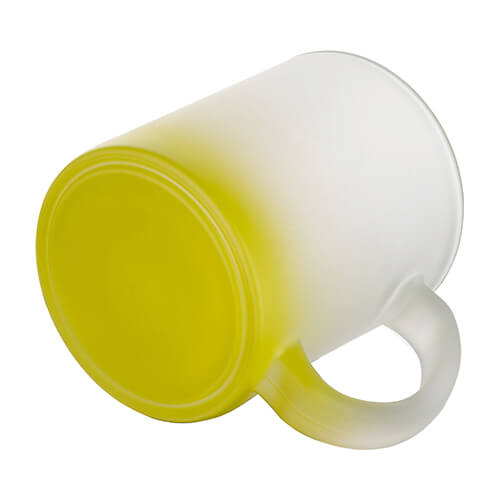 Frosted glass sublimation mug