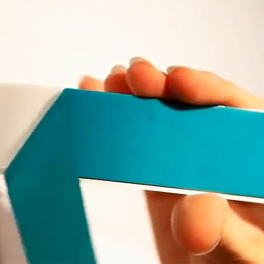 Self-adhesive metal strip for magnets