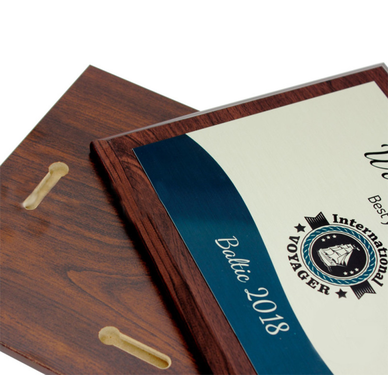 Wood base for metal for sublimation printout