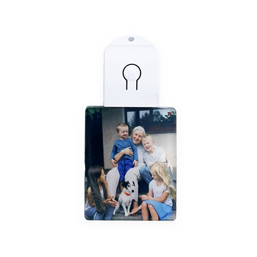 Keychain with led backlight - rectangular