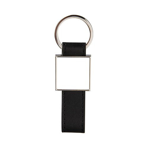 Square leather keychain for sublimation
