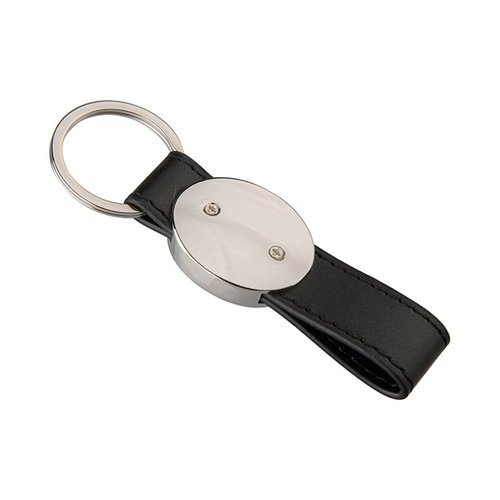 Oval leather keychain for sublimation