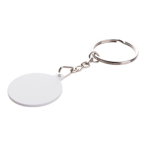 Metal keychain for sublimation - round