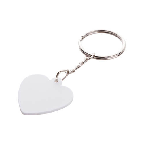 Keychain for sublimation and engraving - heart