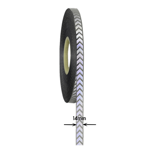 Segmented heat transfer reflective tape - arrow