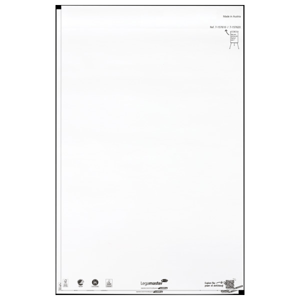 5 Plain flipchart paper pads with 20 sheets 