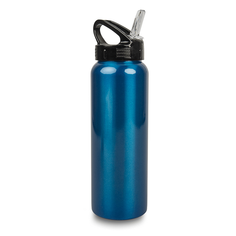 Metal bottle with mouthpiece for sublimation