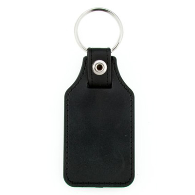 Elements for making metal keychains on an eco leather pad