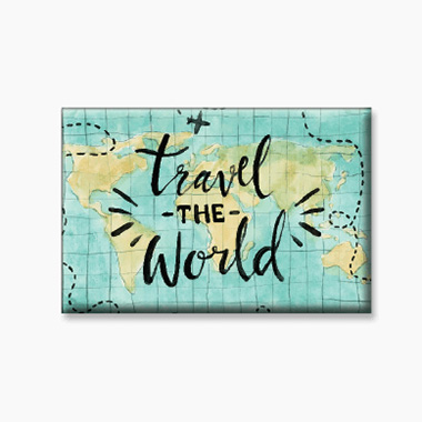 Rectangular fridge magnet