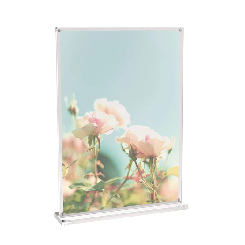 A4 table sign holder vision with magnets