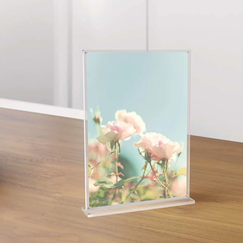 A4 table sign holder vision with magnets