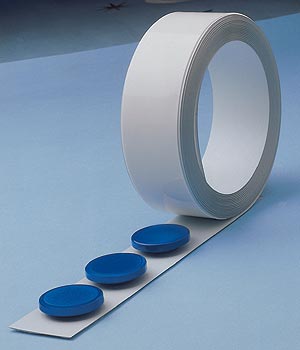 White strip on a roll for magnets 5 m [621 10-02] (BP-625)