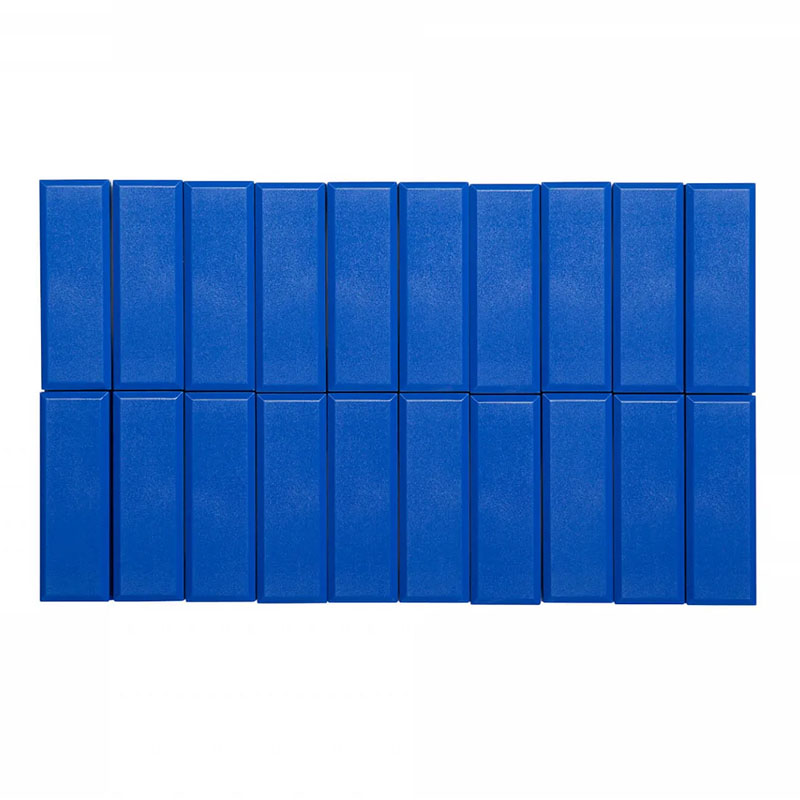 Rectangular Magnet 53 x 18 mm blue - 20 pcs (BP-629)