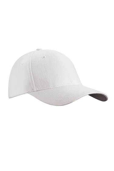 Peaked cap 6-panels with metal clip