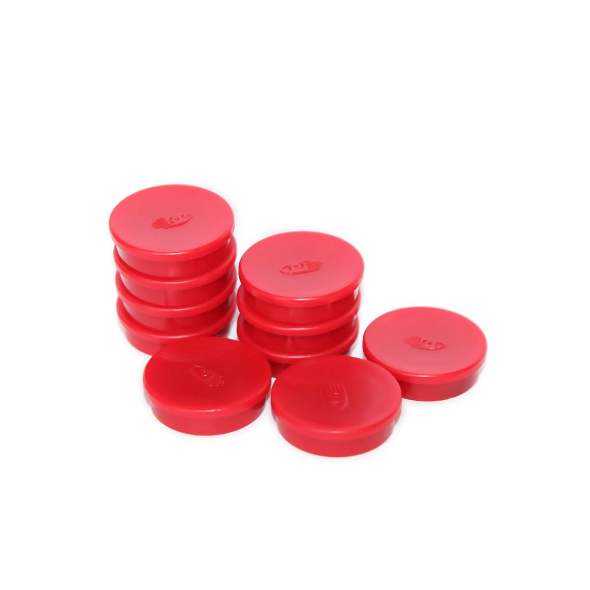 Red circle magnets