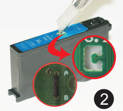 Cartridge compatible with Lexmark 100XL.