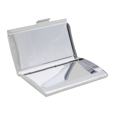 Business card case metallic
