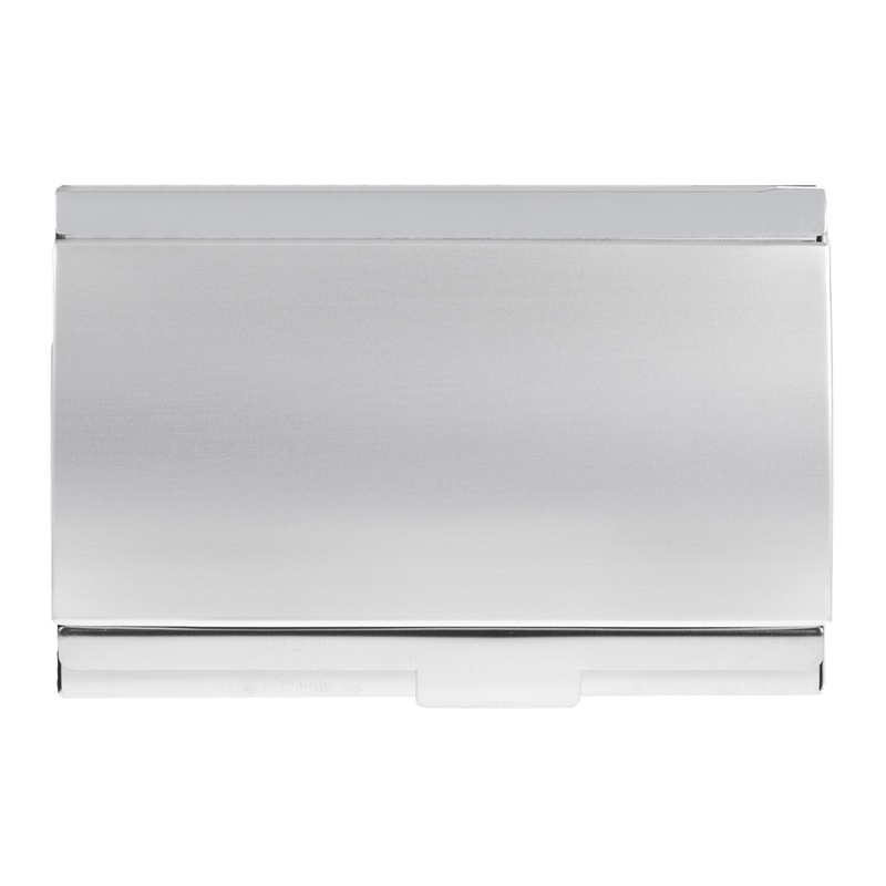 Business card case metallic