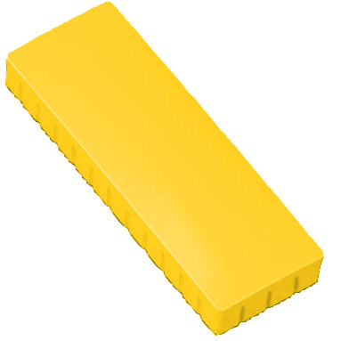 Yellow rectangular magnets