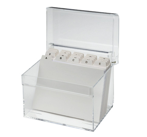 Index Card Box Brand: MAUL Dimension: A6 Colour: transparent