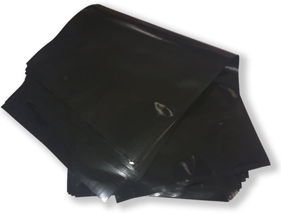 Black foil bag. non-sticks