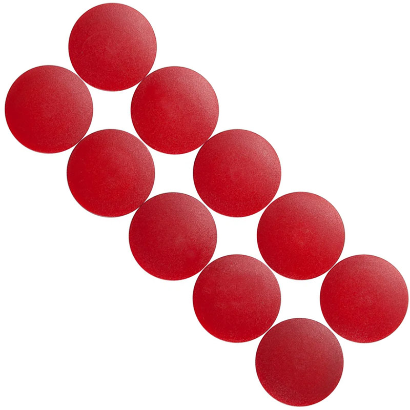 Circle magnets - red (diameter 24 mm) 10 pcs. (BG-0557)