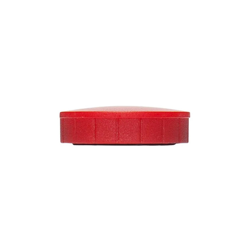 Circle magnets - red (diameter 24 mm) 10 pcs. (BG-0557)