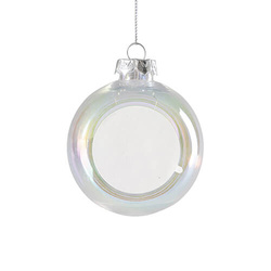 Christmas bauble for sublimation - semi-transparent