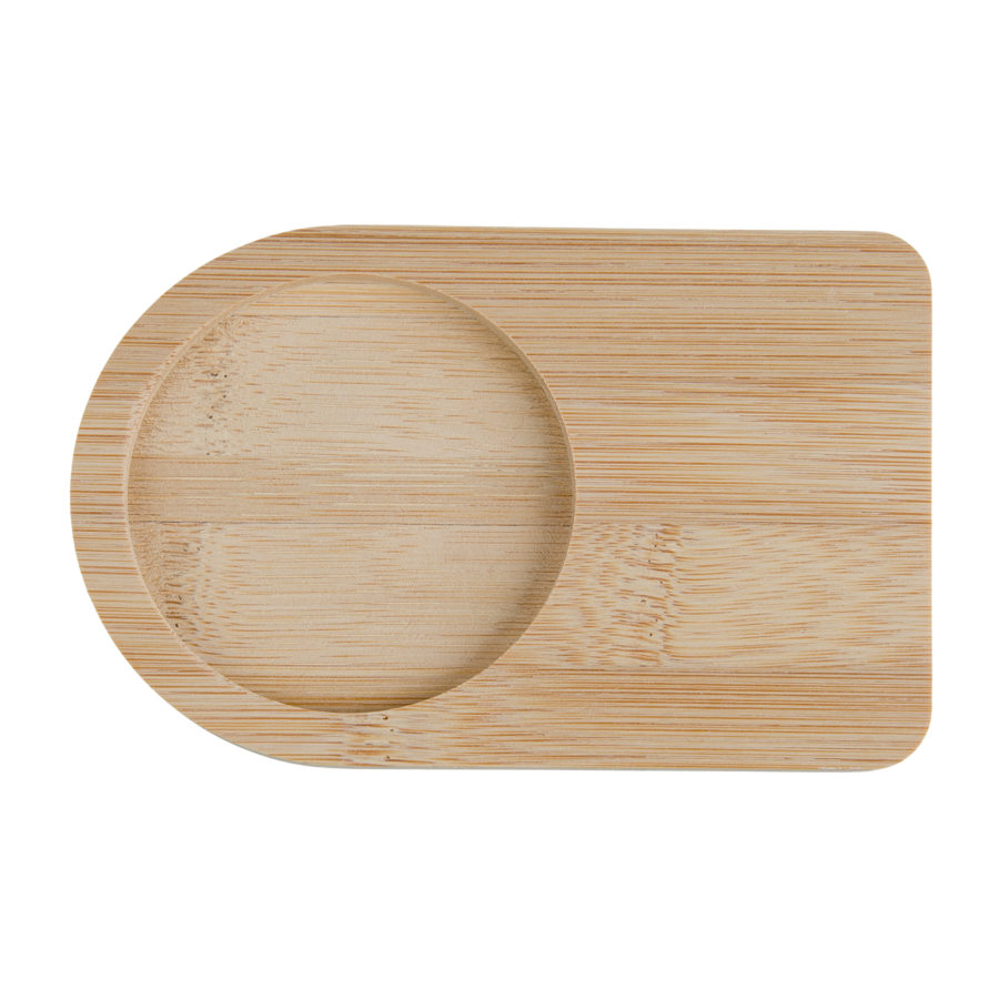 Cup for sublimation with a bamboo coaster