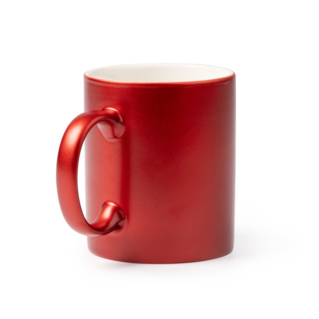Laser engraving metalic mug - shiny gold finish